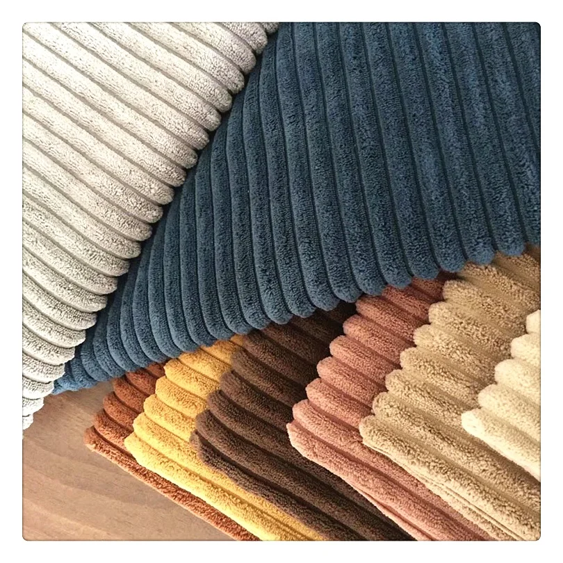 100% Polyester Soft Velvet Corduroy Fabric