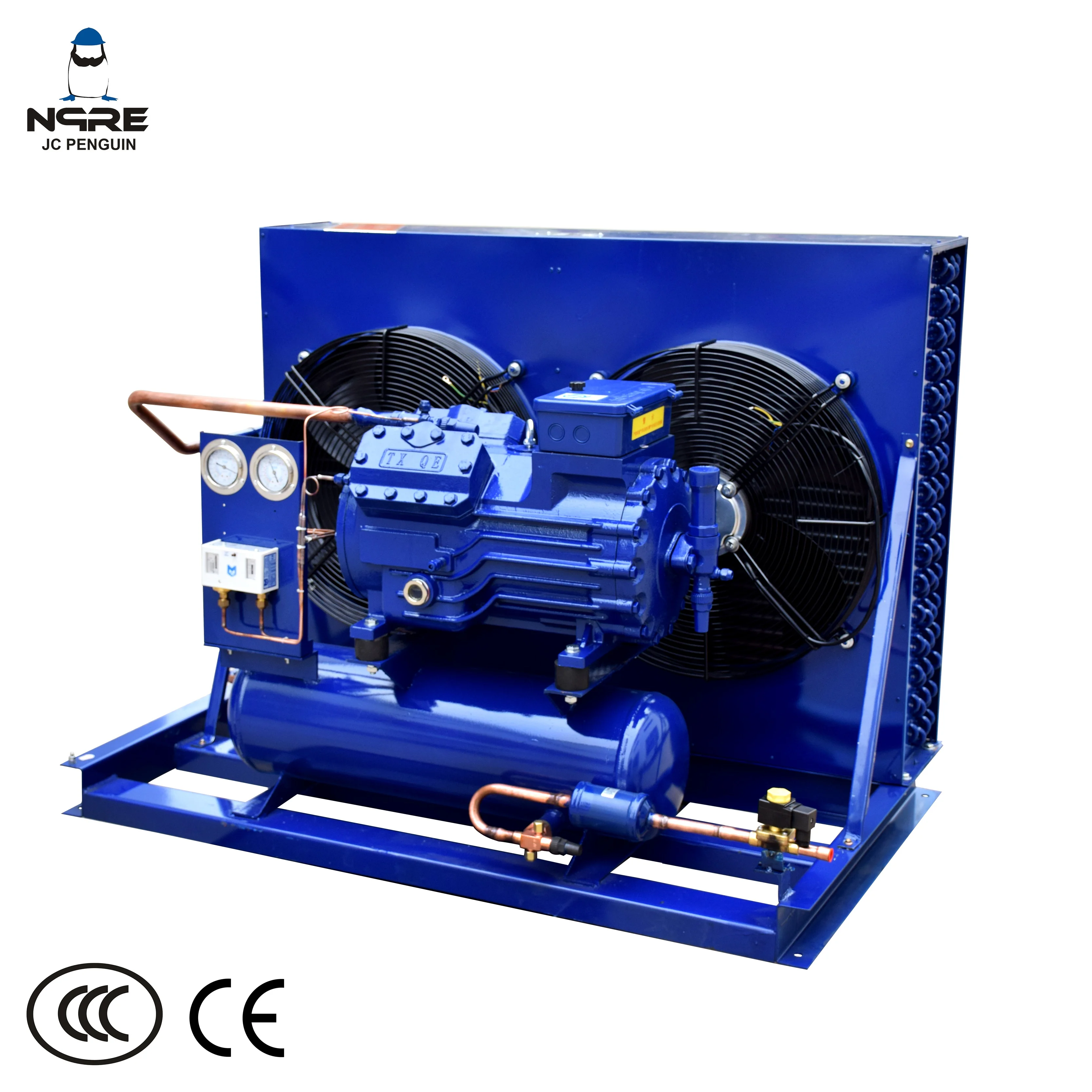 10HP Open Type Semi-hermetic Freezer Compressor Cold Room Condensing Refrigeration Equipment Unit