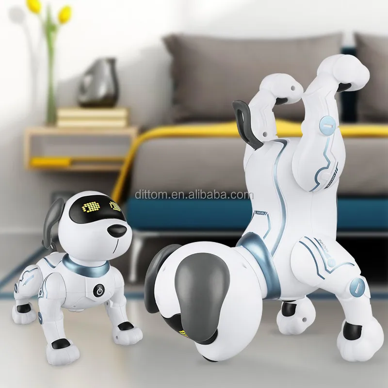 
K16 Rc Smart Electronic Pet Dog Interactive Puppy, Funny Sing&Dance Smart Voice Control Robot Dog 
