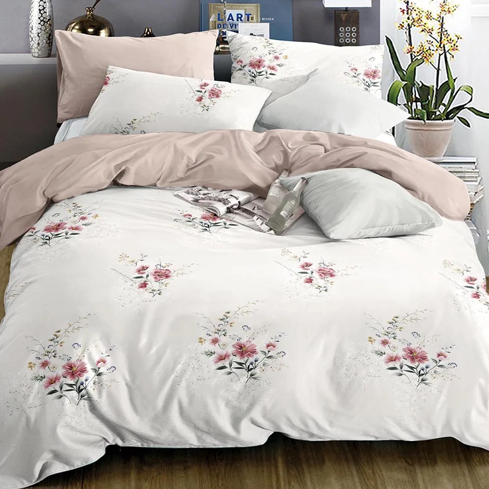 Flower Quilt Cover Beddings King Teddy Comforter Set Bedding Baby Bed Linen