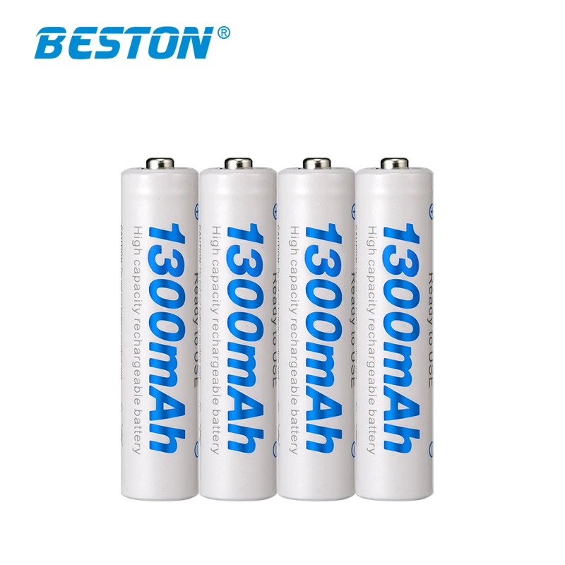 BESTON Ni-mh Rechargeable Battery 1.2V Trip A 1300mAh AAA battery