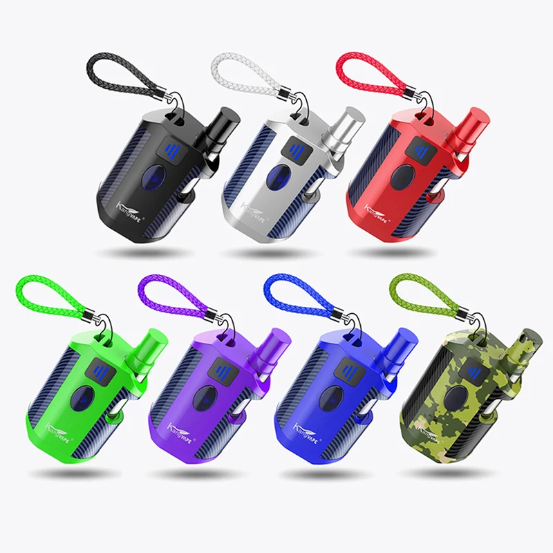  Горячая Распродажа аккумуляторная батарея Kangvape TH710 с резьбой 510 комплект 650 мАч мини-бокс регулируемым напряжением Preheat VV вейп-картридж вейп-ручка