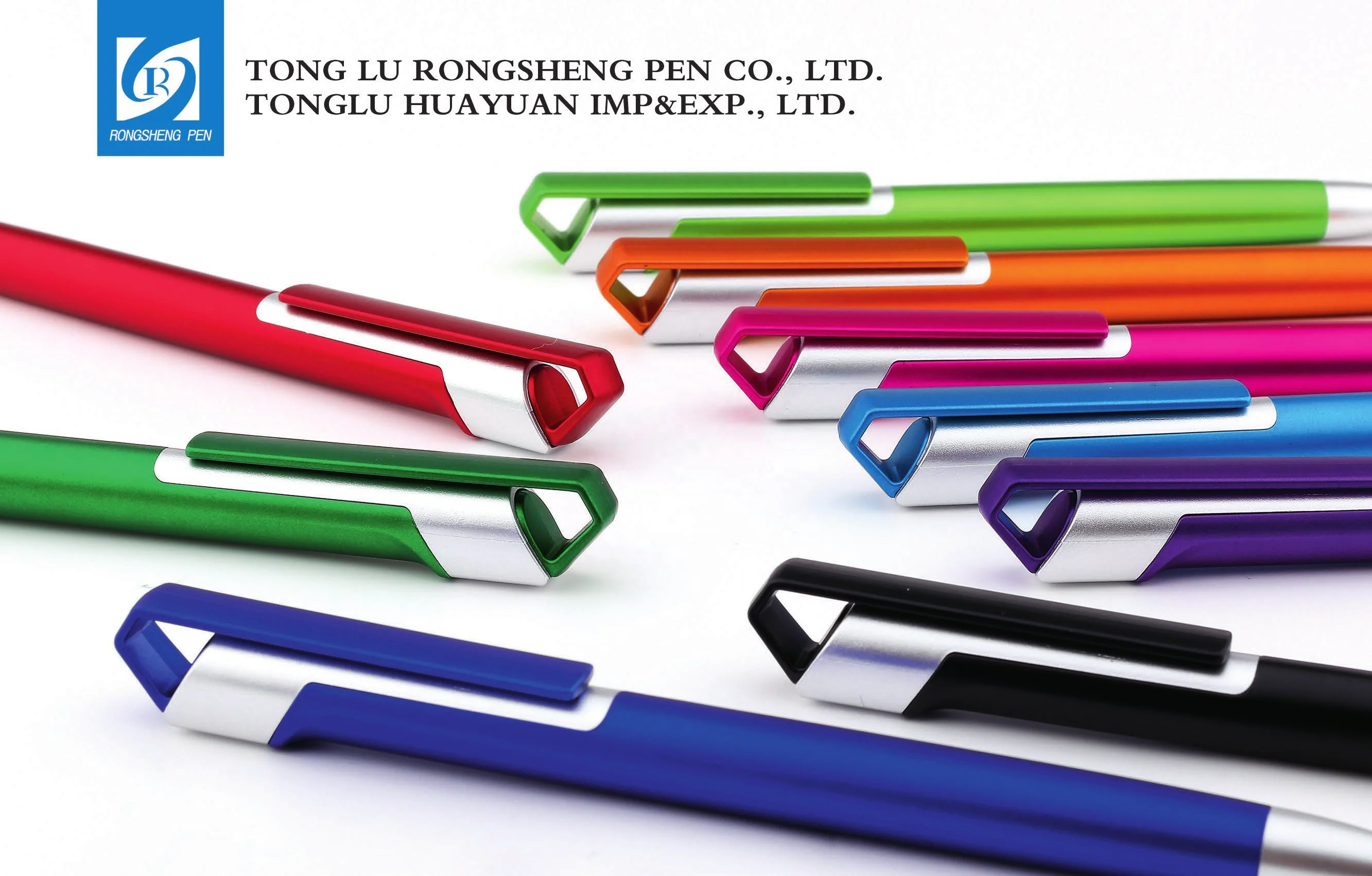 2024 new premium metallic plastic ballpoint pen with custom logo for promotional-support 0.7mm blue semi gel ink  pen