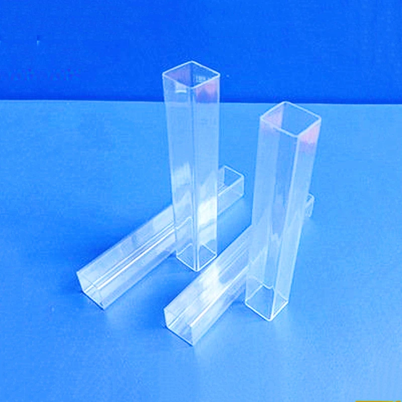 Customize various plastic profiles PVC Square Tube Clear OEM Pipe Custom Size Plastic Square Tube