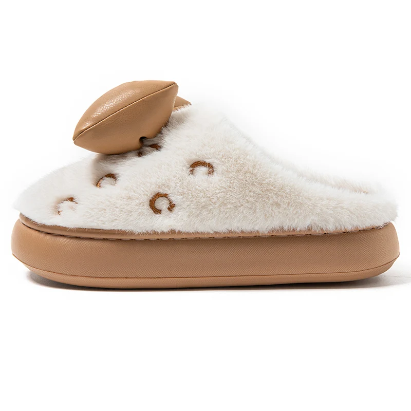 New Design Factory Direct Sales Home Slippers Customized High Quality Hot Sale Side-Seam Cotton Slippers