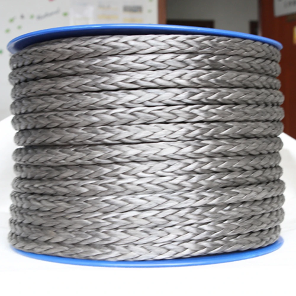 Ropenet  factory supply 30m 10mm  Recovery Snatch Strap UHMWPE SK-75  4x4 Winch Rope tow ropes