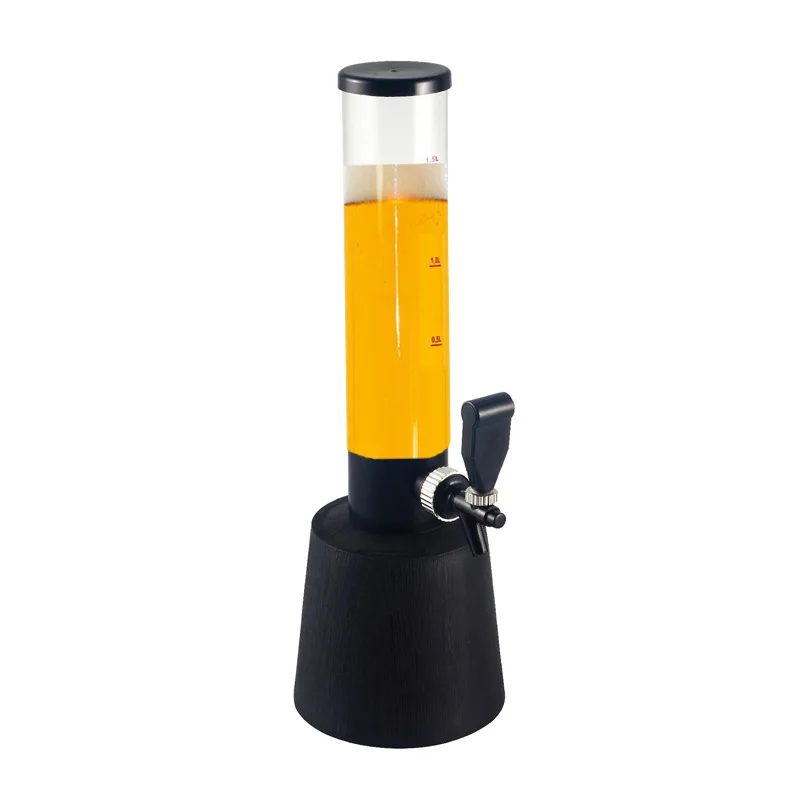Wine Cannon Double Head 3L Beer Cannon Commercial Luminous Beer Machine Wine Tower Bar ktv Beer Barrel 5L Beverage Barrel
