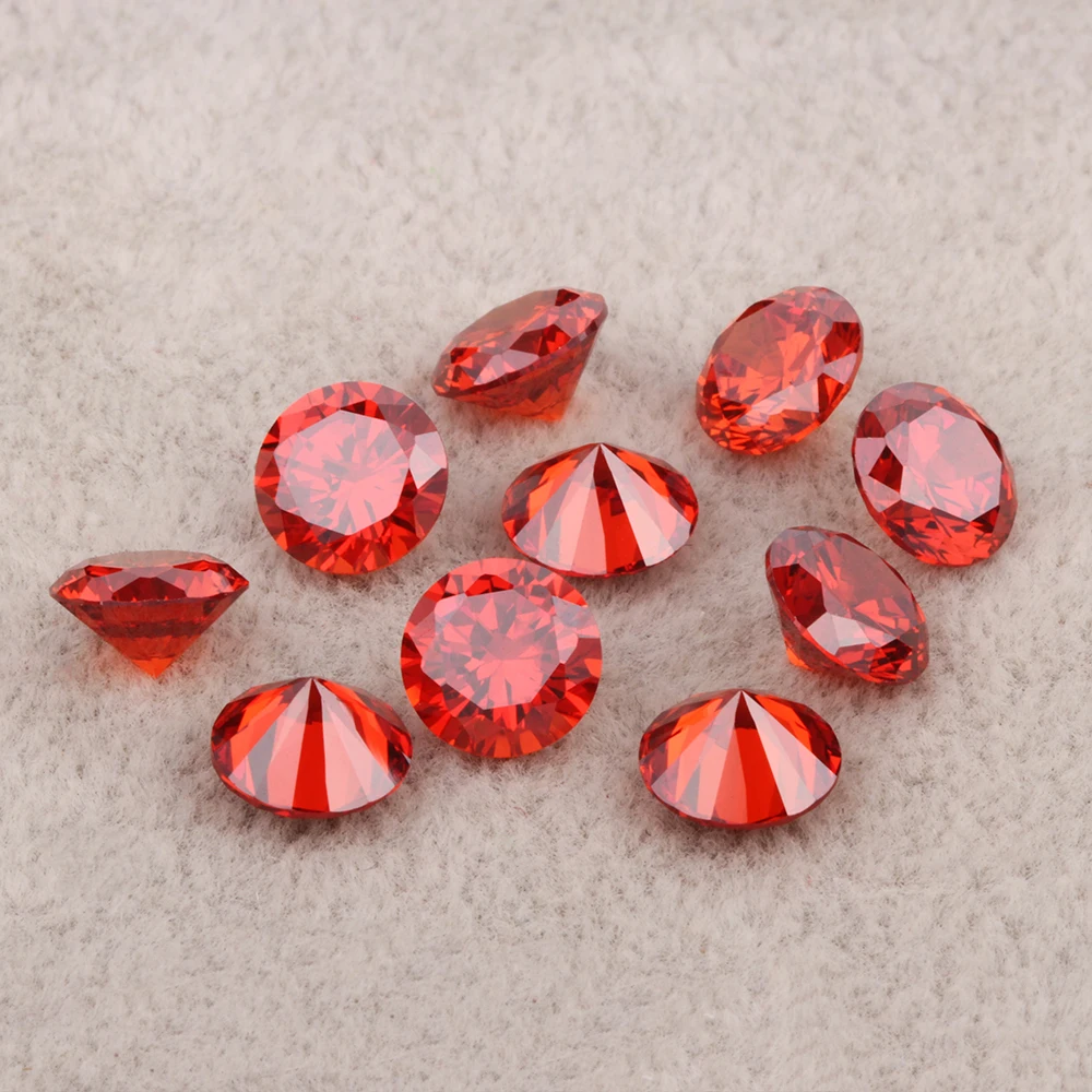 2024 Popular Pink Cubic Zirconia Round Brilliant Cut CZ Stone for Jewelry Making
