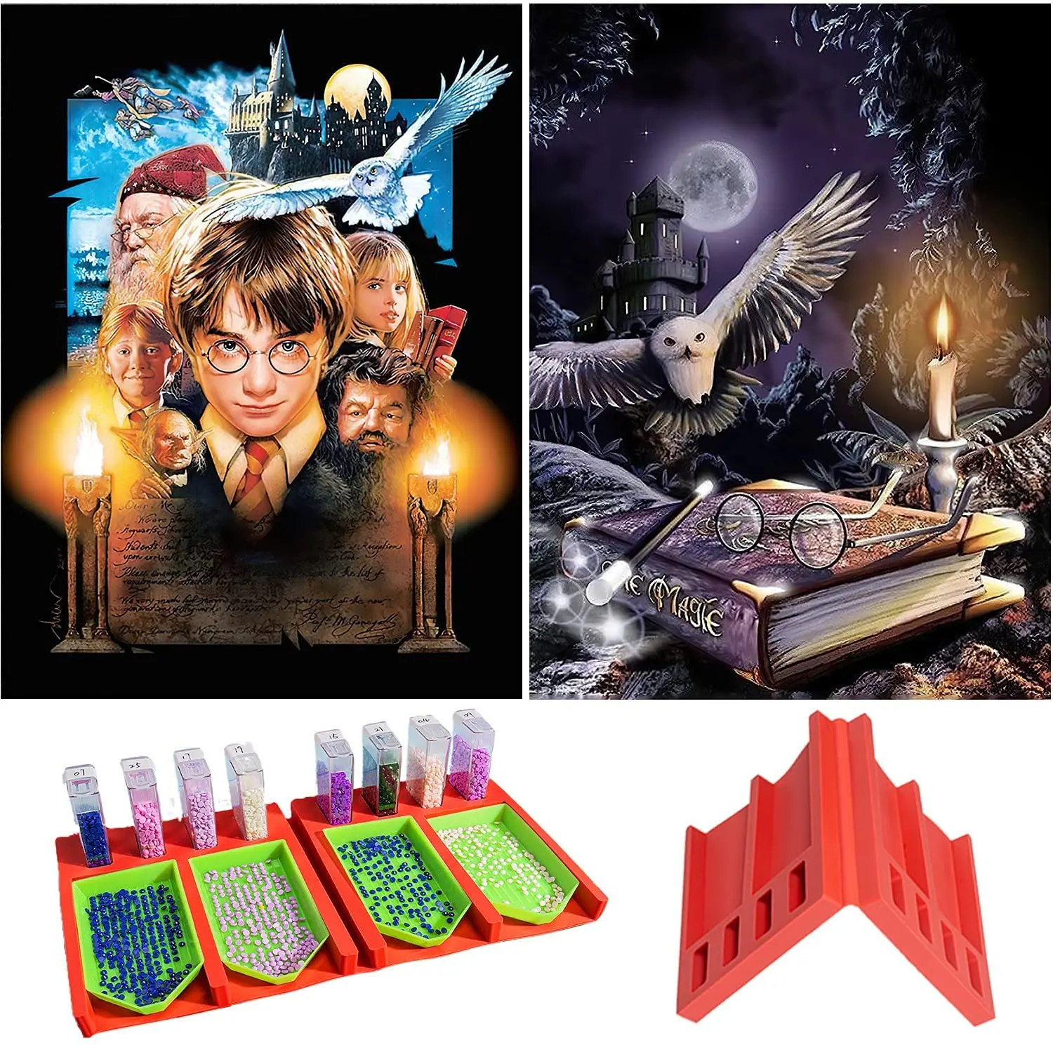 Diamond Painting Kits for Adults & Kids Diamond Art 5D DIY Paint with Round Diamonds Full Drill Gem Art for Home Wall Decor