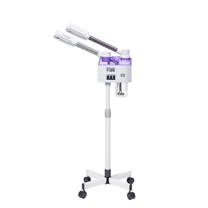 Professional Designed Especially Nano Spray Energy Saving Double Head Spray Type Beauty Salon Facial Steamer