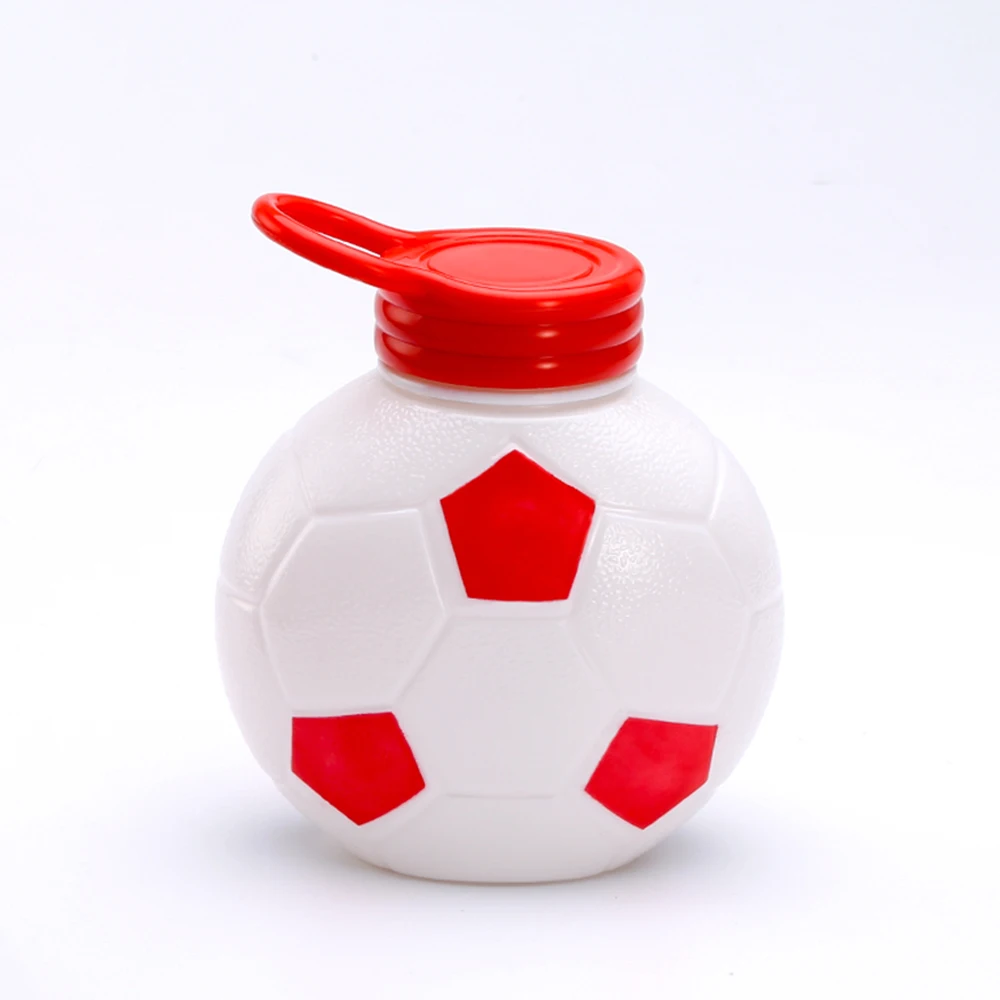 Football shaped 650ml children plastic sport drinking water bottle basket ball designed bottle