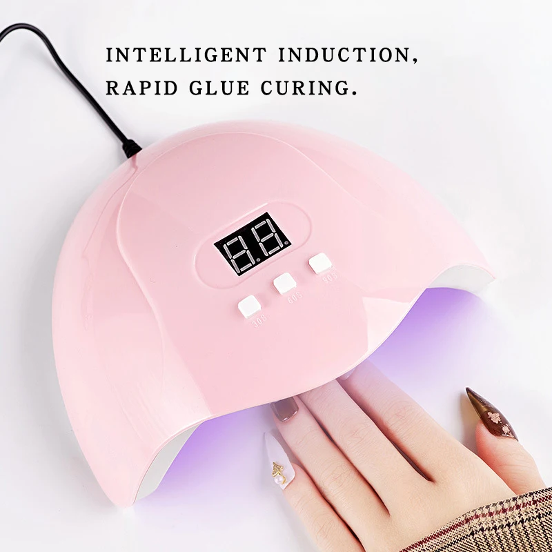 X3 Usb 18beads 54w Mini Nail Dryer Uv Led Lamps For Gel Nail