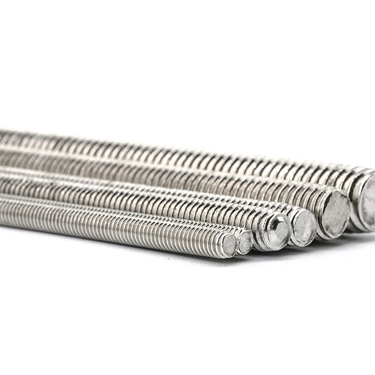 Customized Stainless Steel 201 Double End Full Thread Rods M6 M8 M10 M12 Threaded Bar Threaded Rod