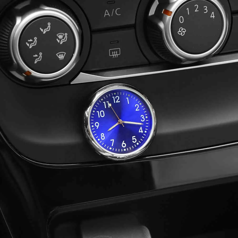  Автомобильные часы светящиеся миниатюрные автомобильные цифровые с внутренней палочкой механические кварцевые автомобильное украшение аксессуары