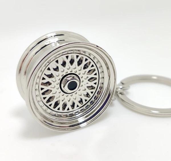 TURBOOST BBS Wheel Rim Keychain Car Part Keychain