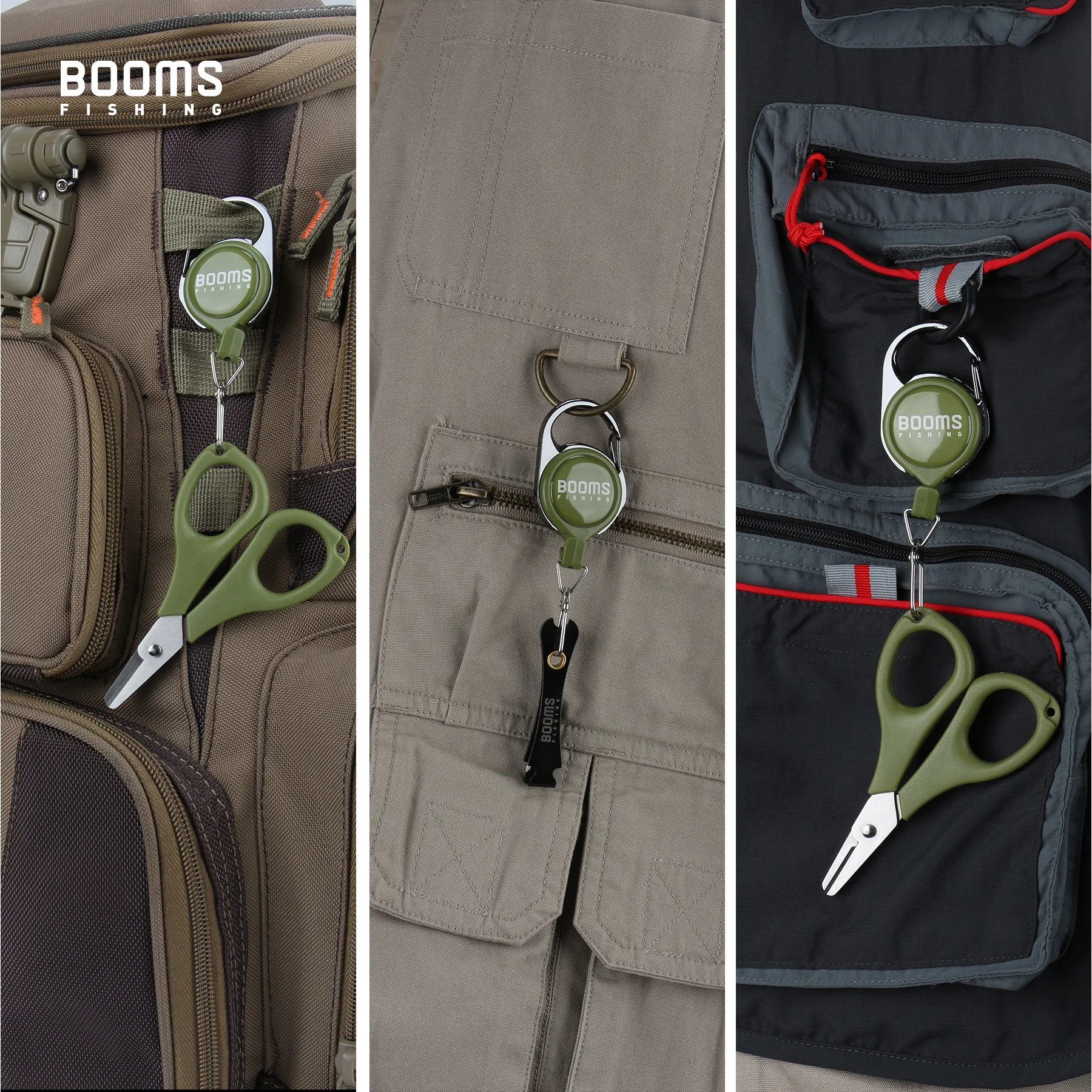 Retractable Keychain Badge Clip Fly Fishing Tool Zinger Key Retractable Badge Reel ID Card Holder RG1 Fishing Zinger Retractor