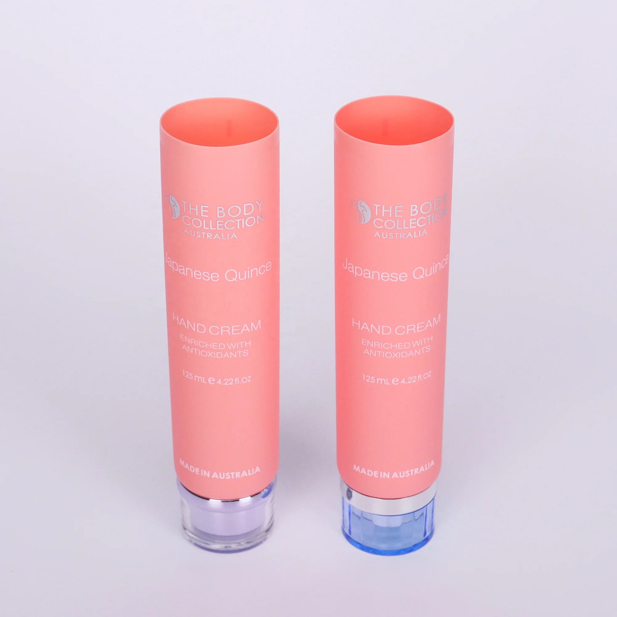 Dia 40 mm luxury Cosmetic Plastic tube Packaging With Acrylic lid