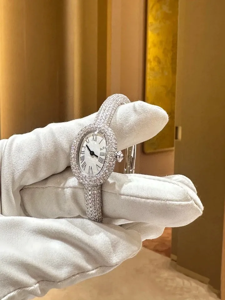 Factory wholesale moissanite watch quartz custom logo luxury ice out vvs diamond watches fashion hip hop jewelry
