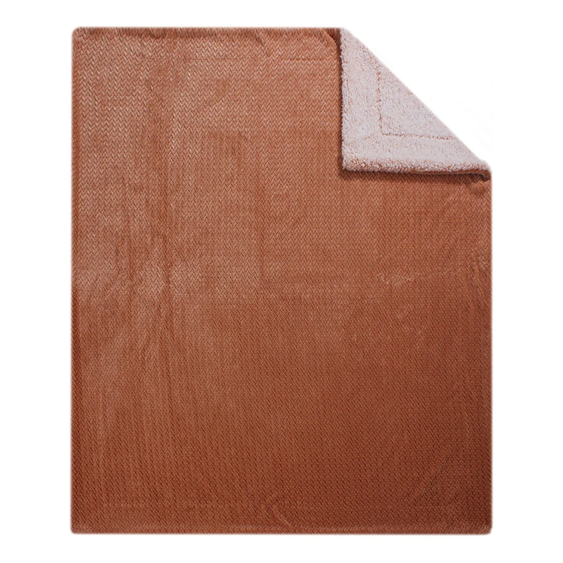 Best Quality Wholesale New Product 100% Recycled Polyester OEKO  Standard Faux Fur Fleece Blanket