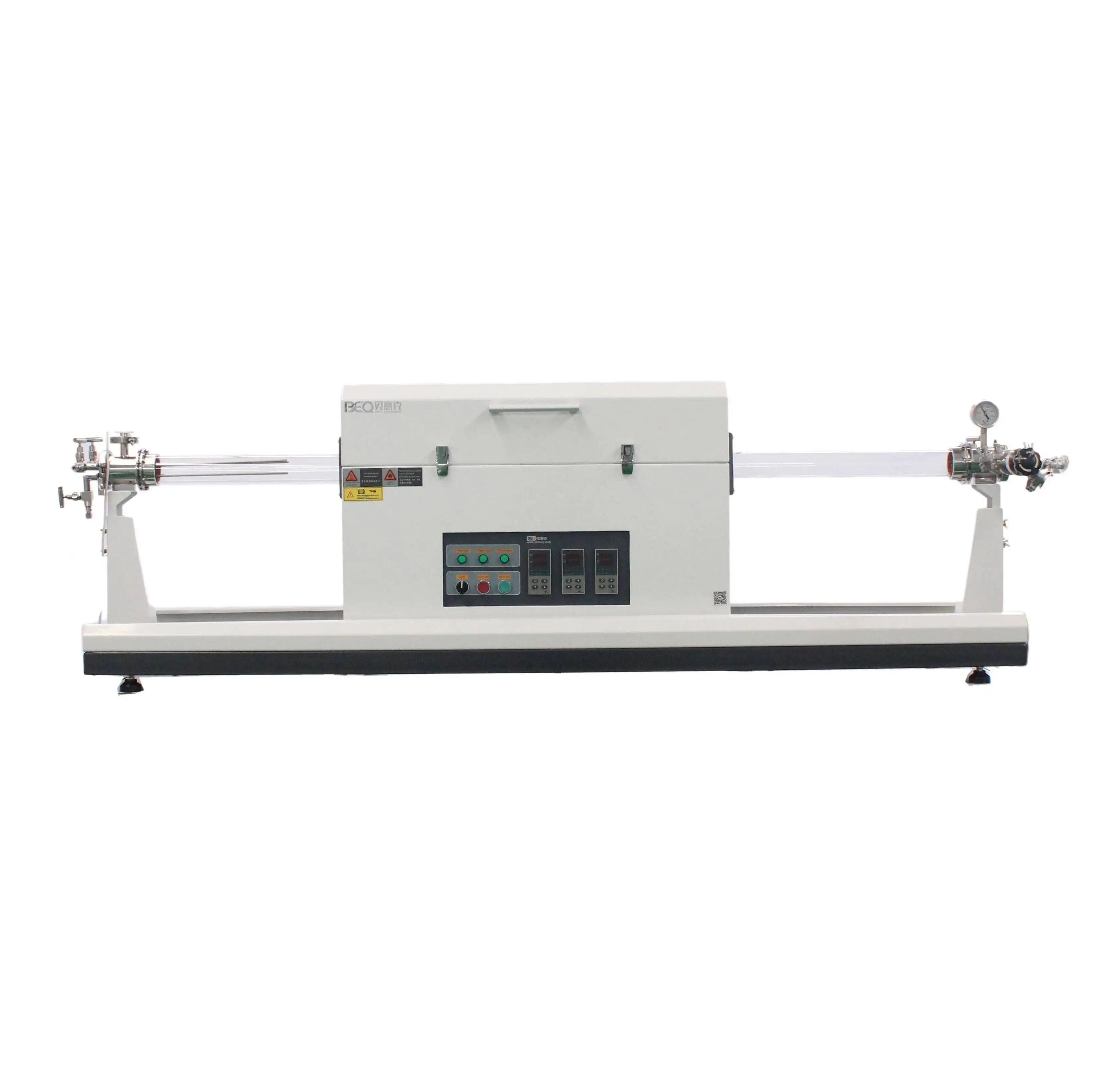 Slide rail 1200C 3 heating zone tube furnace