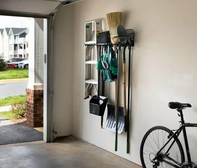 garden wall other bucket tool storage metal rack holders organizer for garage