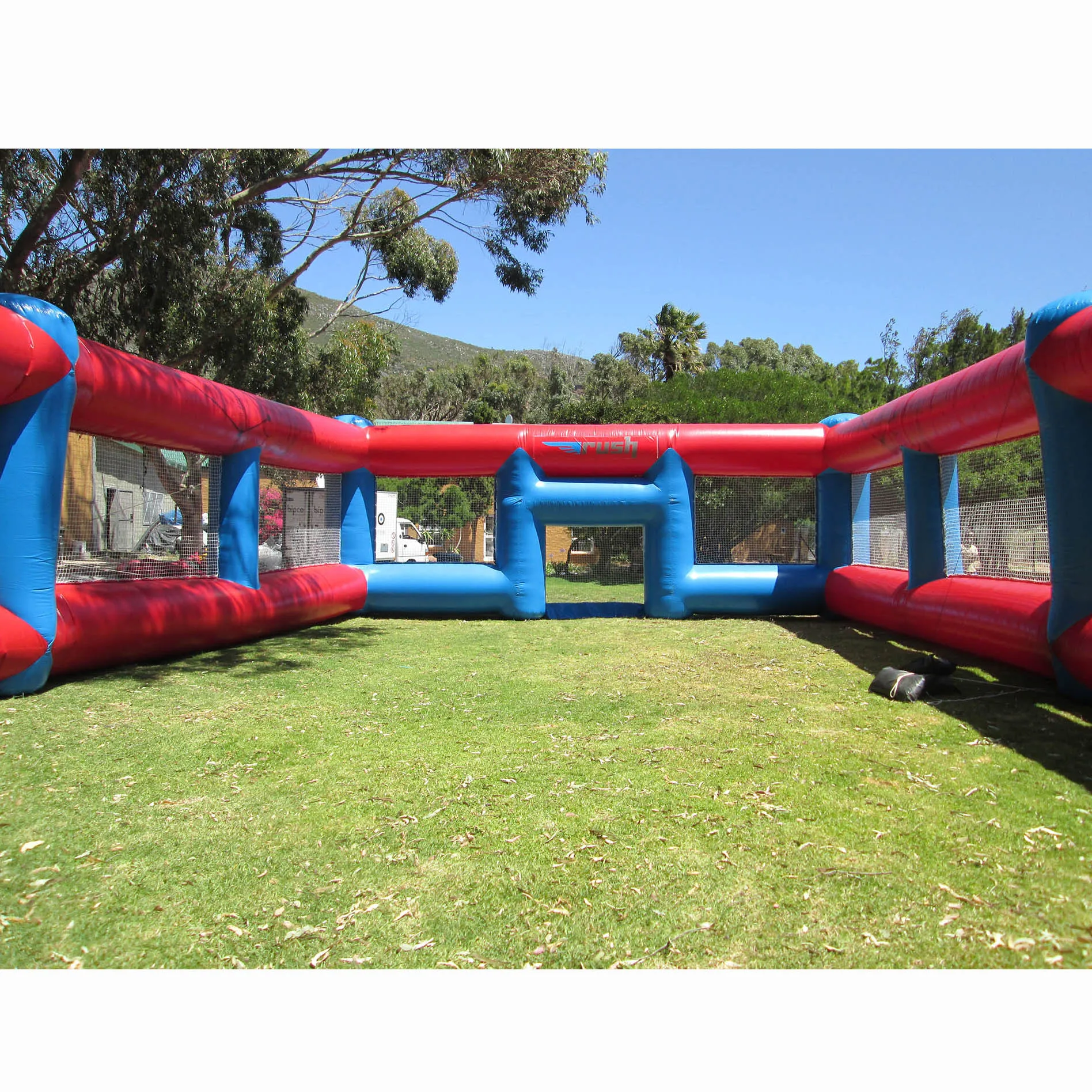 16x8m Commercial PVC Giant Inflatable Dodgeball Arena Rental Sport Game Inflatable Dodgeball Court Field For Kids Adults