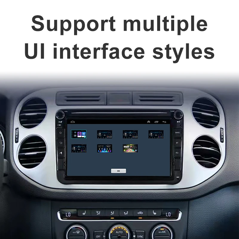 Автомагнитола Carplay 2 Din Android 10 0 8 дюймов GPS BT FM RDS для Volkswagen/VW/PASSAT/POLO/GOLF