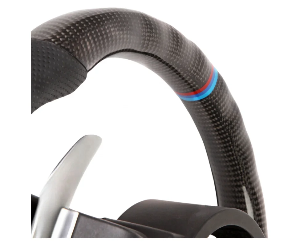 Auto-y Car Accessories Carbon Fibre Lenkrad M Sport Performance Carbon Fiber Steering Wheel for BMW E46 M3 E39 E38 E83 2001-05