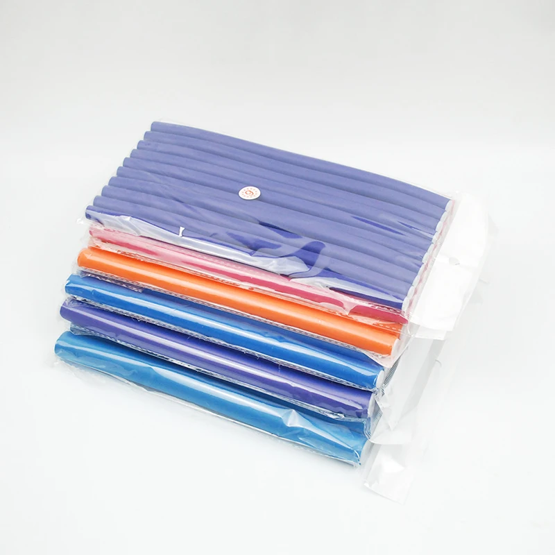 Flexible Professional Sponge Multi Color Rubber Foam Hair Perm Rods Hair Set Heatless Curl Roller