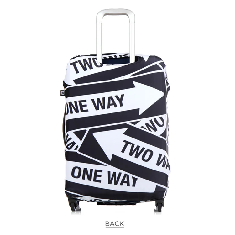 Washable Elastic Customized Travel Luggage Protector Baggage Suitcase Cover