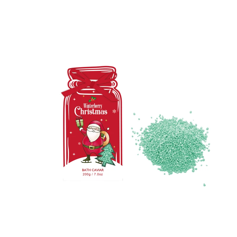 Winterberry Bath Caviar Exfoliating Body Butter Caviar Skin Nourishing Shea Butter Bubble Caviar Beard for body spa gift works