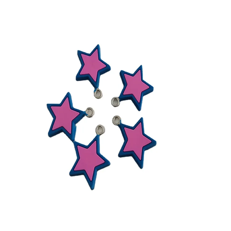 Custom diversified rubber puller oval zipper pull