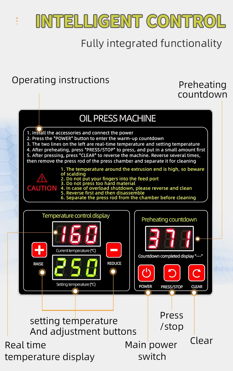 Home Use Various Grain Seed Oil Making Machine Oil expeller Presser Peanut Soybean Sesame Sunflower Screw cold Oil Press Machine