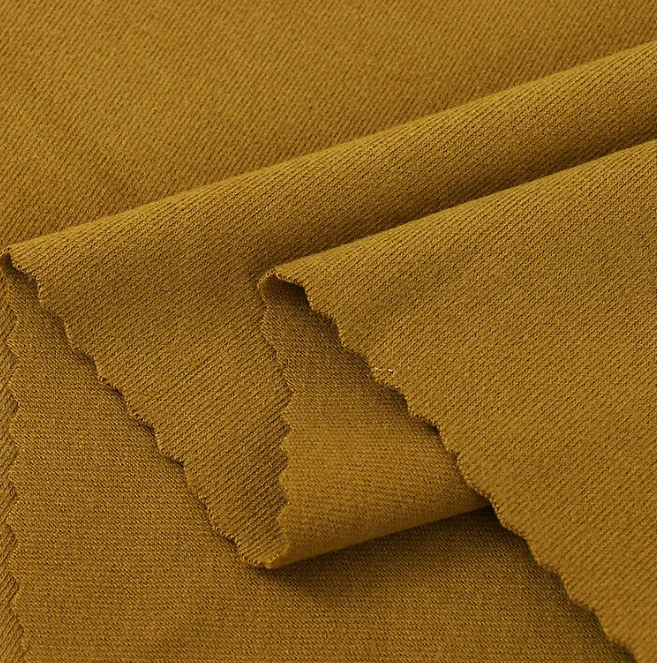 IN STOCK Aier velvet Flannel wool fabric 65%Viscose 27%T 8%SP plush fabric 280gsm for Thermal underwear overcoat