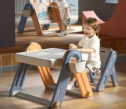 Aricare Best Selling Foldable Home Plastic Study Reading Desk Table And Chair Set For Kids Children