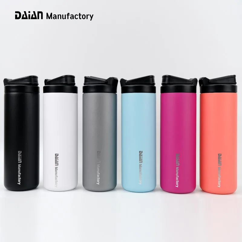 China Daian Factory 20oz Straight Body Stainless Steel Termos Water Bottle Skinny Sublimation Tumbler