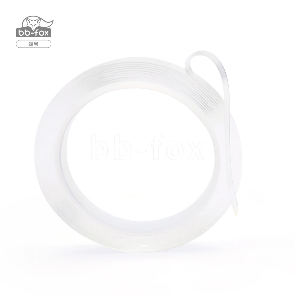 Self adhesive 3m sticky nano gel double-sided transparent multipurpose washable reusable double sided Crystal Tape