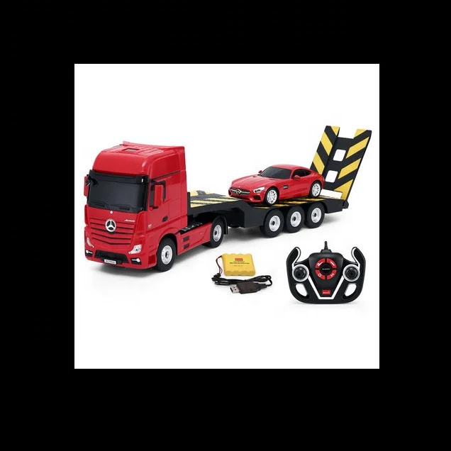 2021 new style   remote control car kids toy for children rc truck and trailer with rc truck