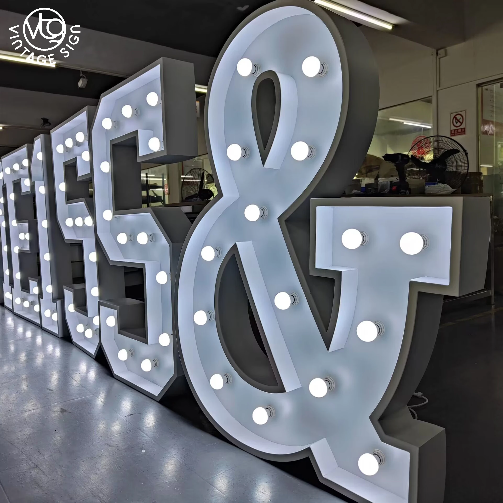 Customized Freestanding Sign Giant Led Light Up Marquee Letters Numbers Free Sample Offer Letter With Wholesale Price