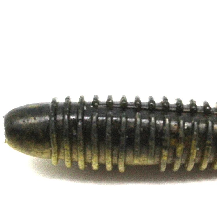 Silicone Double Tail Swallow Red Worm Live Bait Clip Lug Natural Long Stick Moving Worm Bait Lure Vietnam