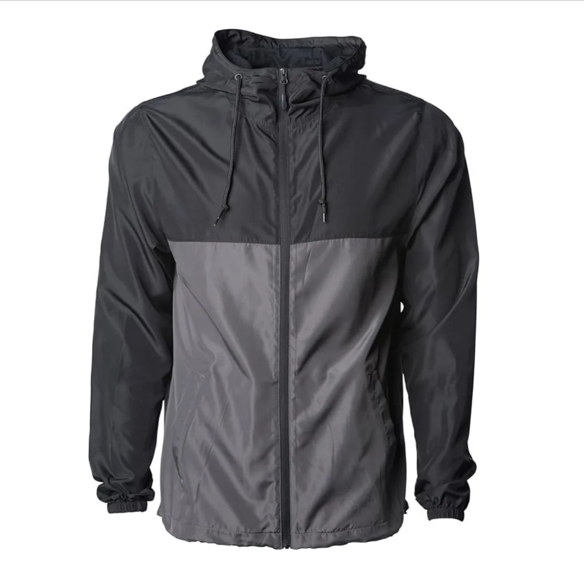 high quality rain windbreaker jacket men sport light weight waterproof hooded oem windbreaker jacket