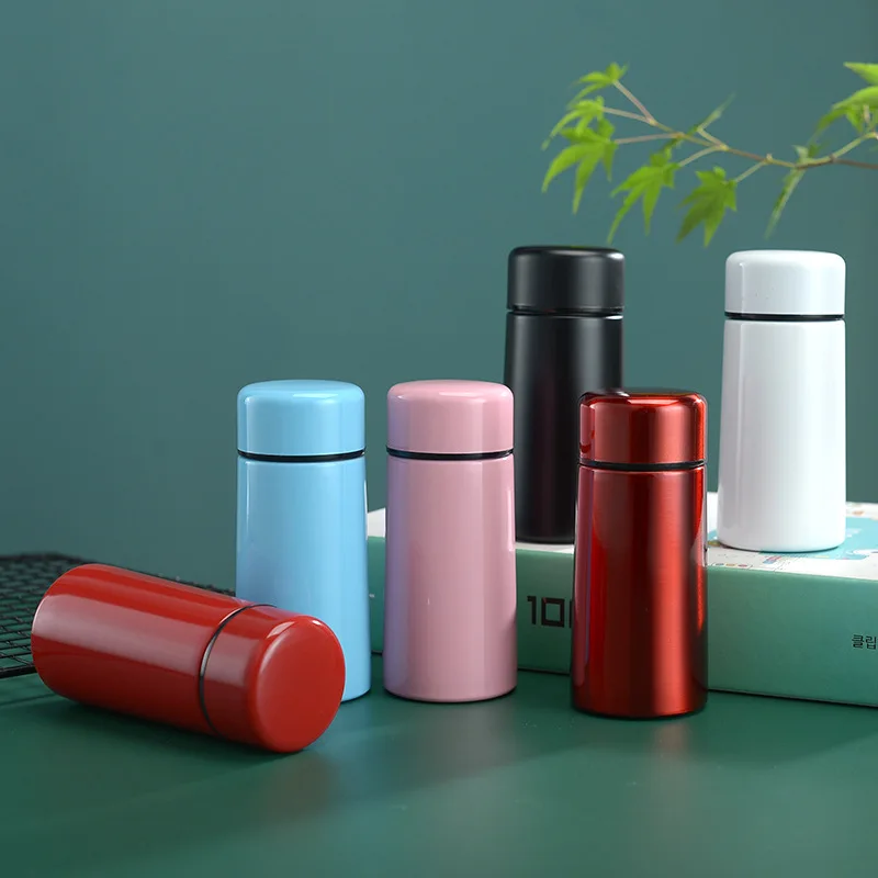 304 stainless steel pocket cup small mini thermos cup male and female students portable fashion small capacity gift water cup