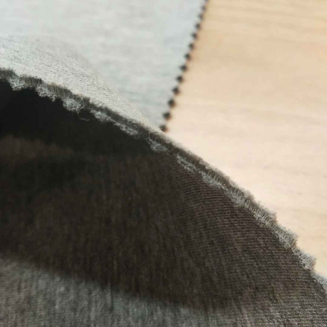 Серая меланжевая ткань разных цветов TC полиэстер хлопок сэндвич воздух подводное плавание трикотажная ткань для матраса