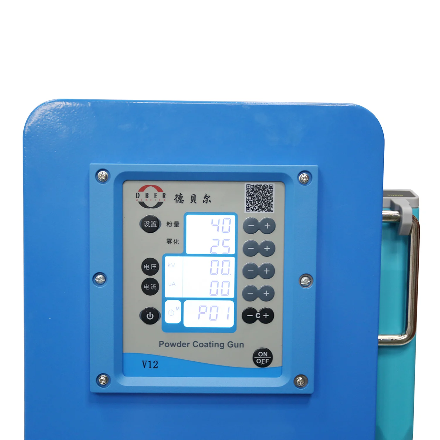 Best selling Dber V12 Manual electrostatic powder coating gun of powder coating machine