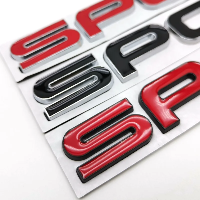 SPORT Letter Badge Car stickers for Land Rover Discovery Range Rover DEFENDER sport refit rear trunk new old accessories logo