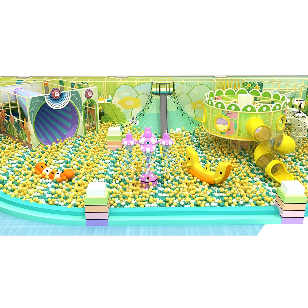 Amusement Child Park Kids Playground Set Indoor Equipment Season Theme Naughty Castle Customized Plastic Indoor Playground