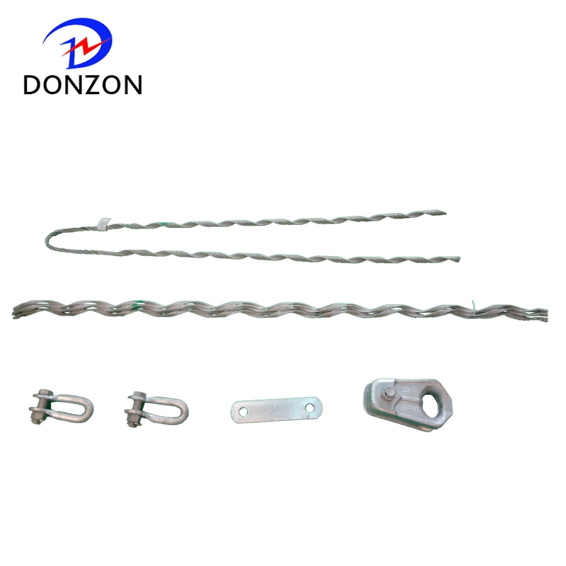 Preformed Guy Grip Dead End grip  Helical Tension Clamp For short span Adss cable
