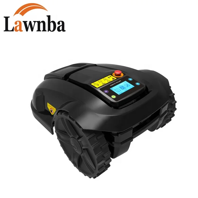 Portable Grass Robot Cutter E1800S for 300m2, WIFI remote lawn mower