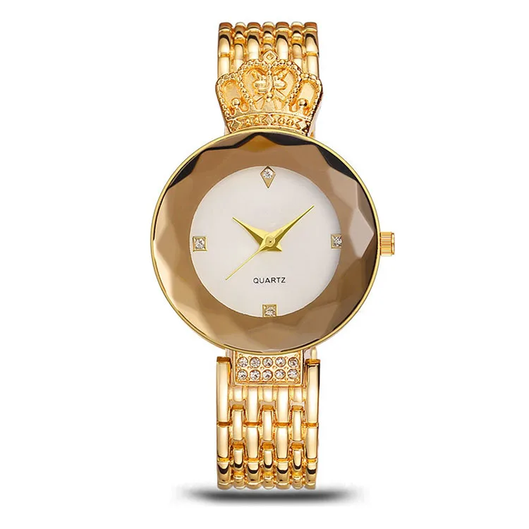 Spot Wholesale Luxury Alloy Quartz Crown Ladies Watch