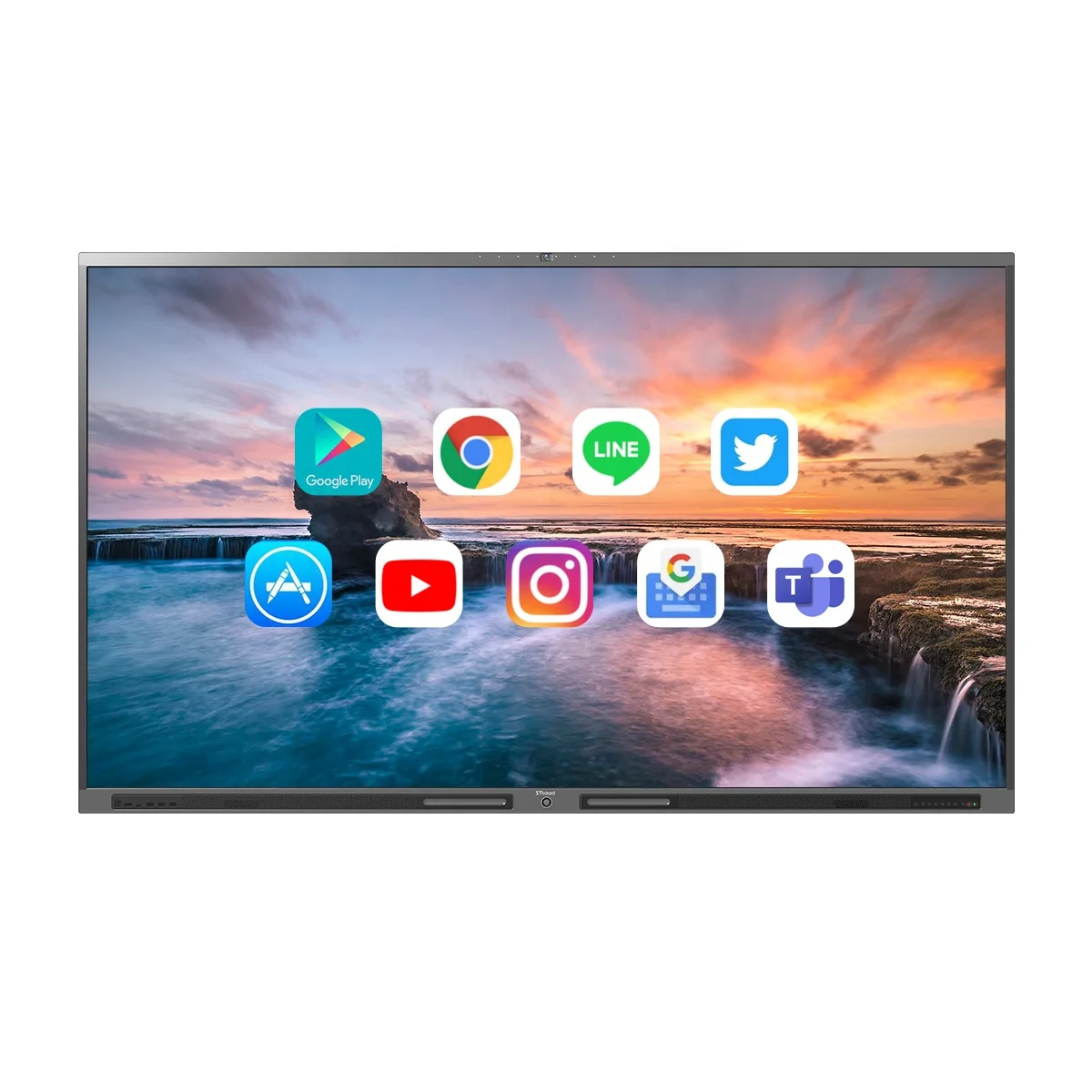 China 65inch 75inch 86inch Android 11.0 4k lcd led 86 Inch Pizarra Digital Pantalla Digital Pizarra Interactiva touchscreen